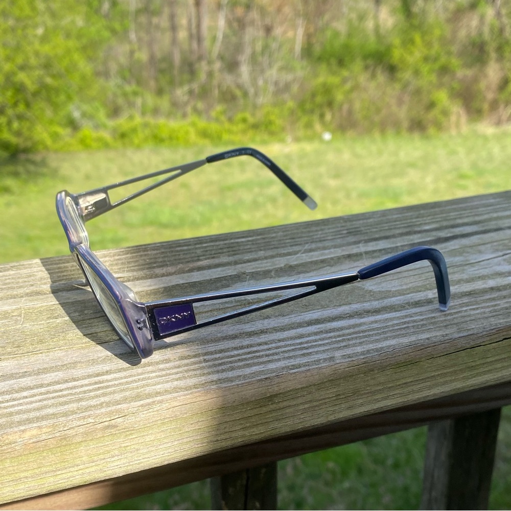 Dkny Blue Glasses Frames Rectangular 52[]15 135 D… - image 8